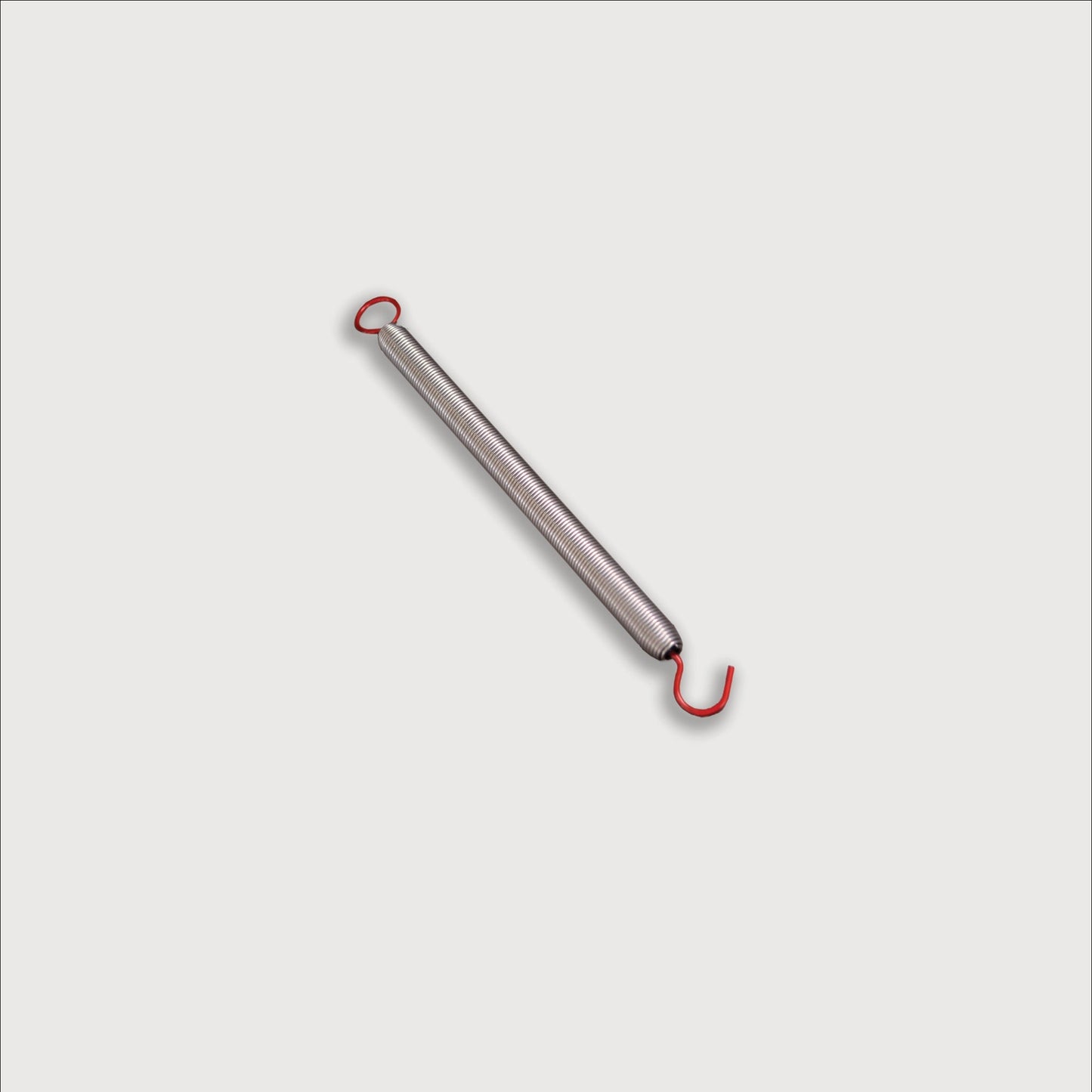 Close up image of red spring
