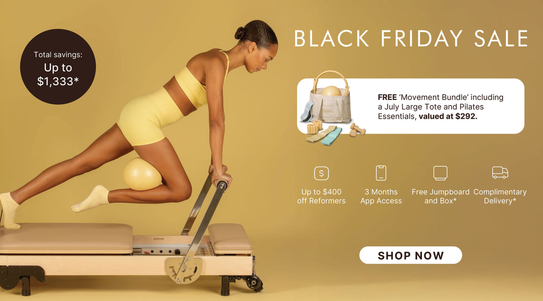 Own It This Black Friday: Save Up to $1,333 on Your Home Pilates Reformer
