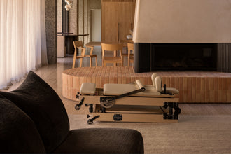 Original Folding Reformer - Modern Living Room Setting | Your Reformer
