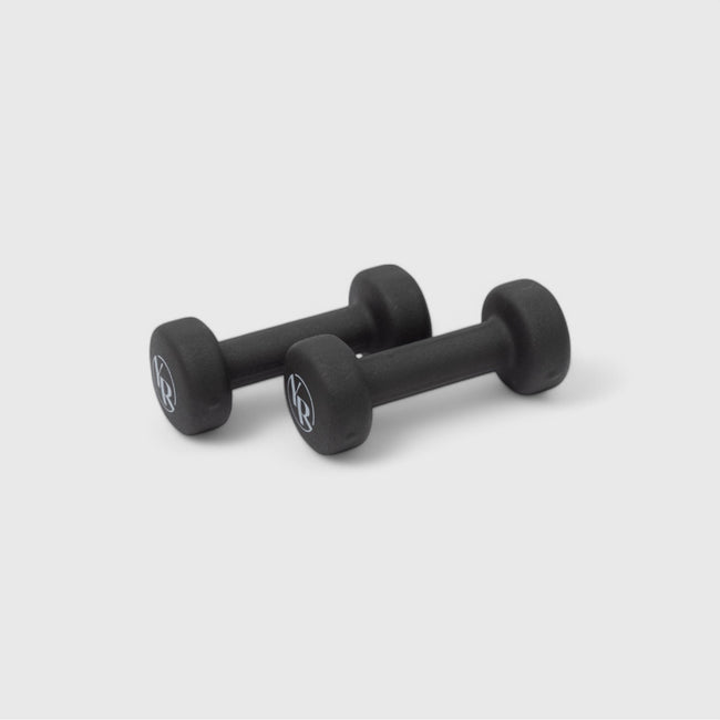 Hand Weights - Black / 1kg (approx 2.2lb)