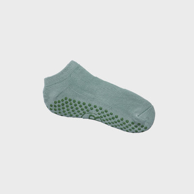 Pilates grip ankle sock