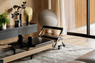 Maple Wood Pilates Reformer - Luxury Interior Living Room | Your Reformer