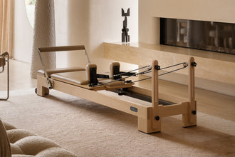 Maple Studio Reformer Machine - Side Profile View | Your Reformer